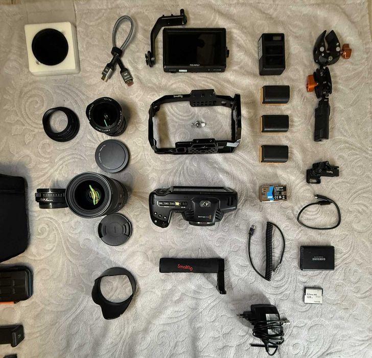 BMPCC4K Blackmagic Pocket Cinema Camera 4K FULL KIT