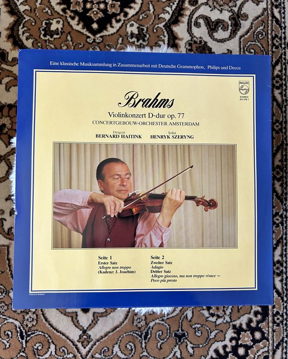Vinyl muzică Brahms