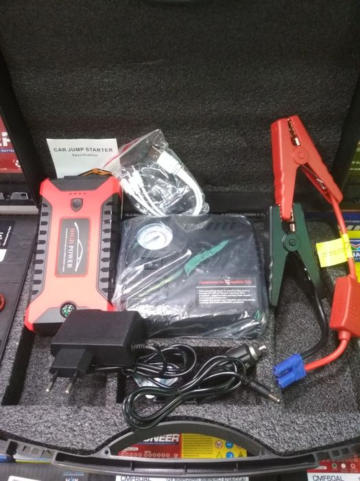 Пусковое устройство, Повербанк, PowerBank, Jump Starter, Бустер,Pover