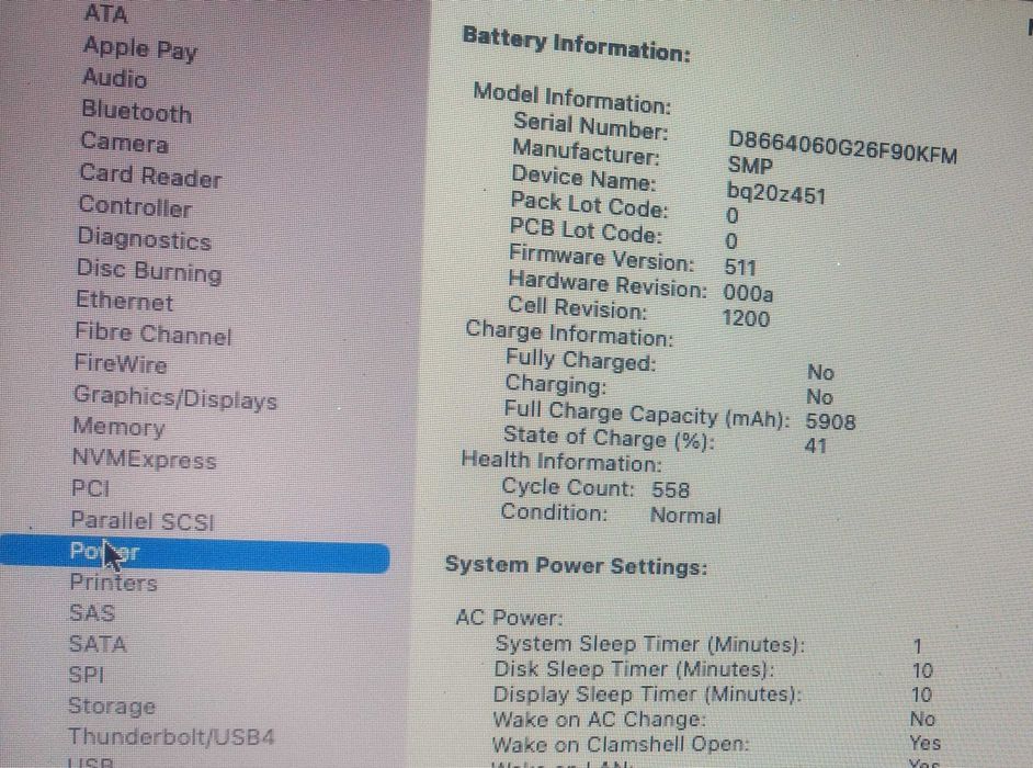 Vand laptop A1466 I5 2015 8GB SSD 128GB