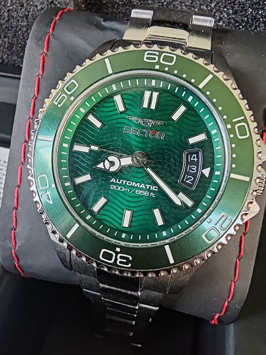 Ceas Sector Aniversar Automatic Diver 200 m Acte-Cutie, Garanție!