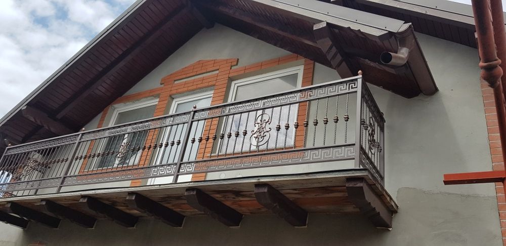 Balcon fier forjat