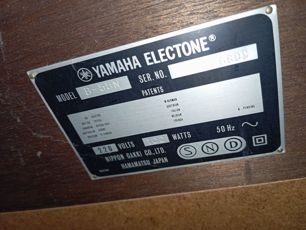 Пиано Piano Yamaha electrone B-55N