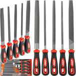 Set 6 pile metal cu maner ergonomic slefuire razuire (V05079)