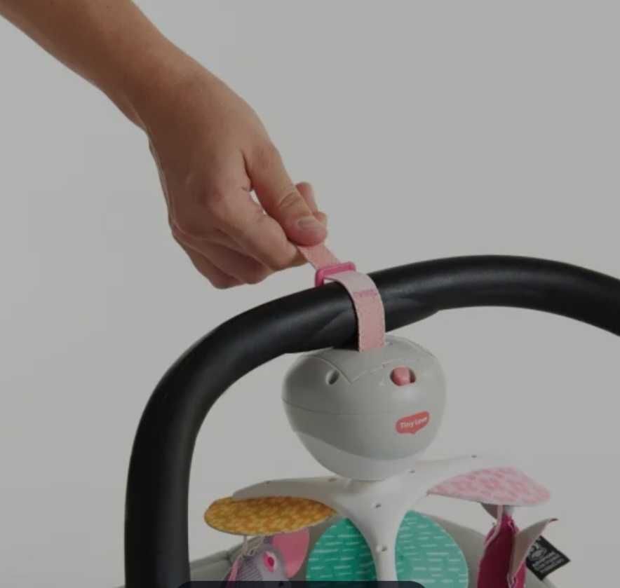 Музикална въртележка TINY LOVE Take-Along Mobile 3в1 розова