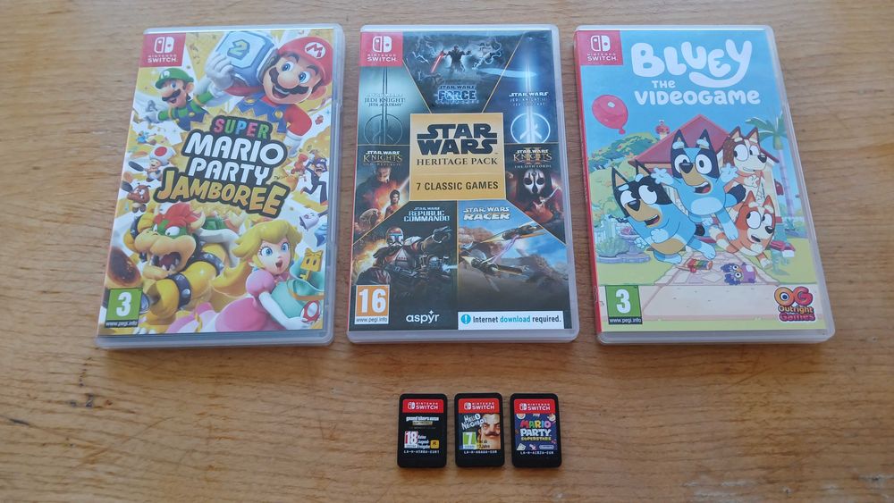 Vand 6 jocuri pentru nintendo switch la pachet - Mario