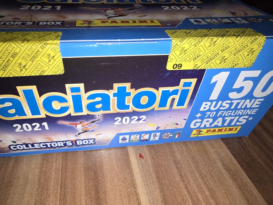 Cutie sigilată,cu 150 de plicuri,Panini Calciatori 2022, 300 lei
