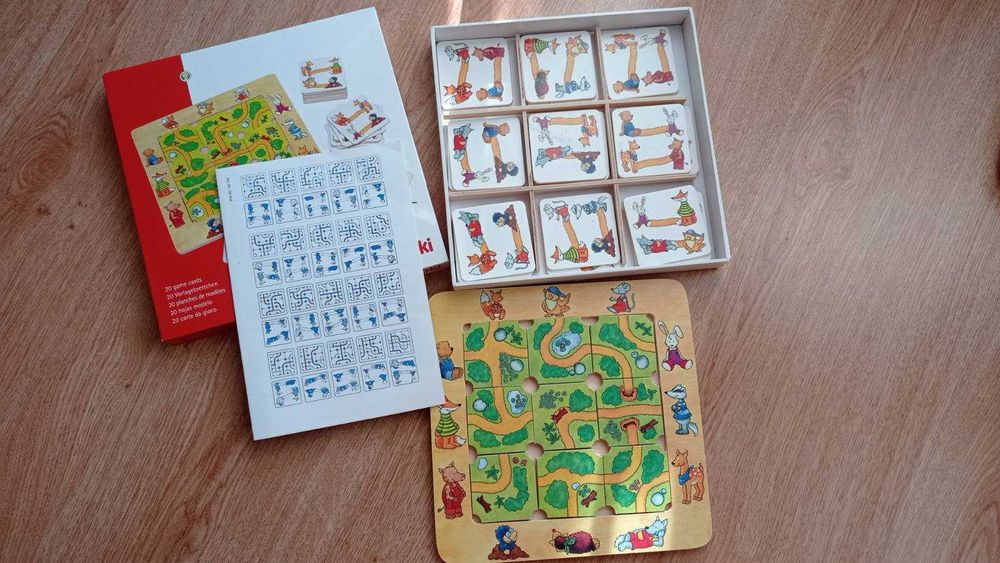 Дървена игра Goki “Намери пътя в гората“