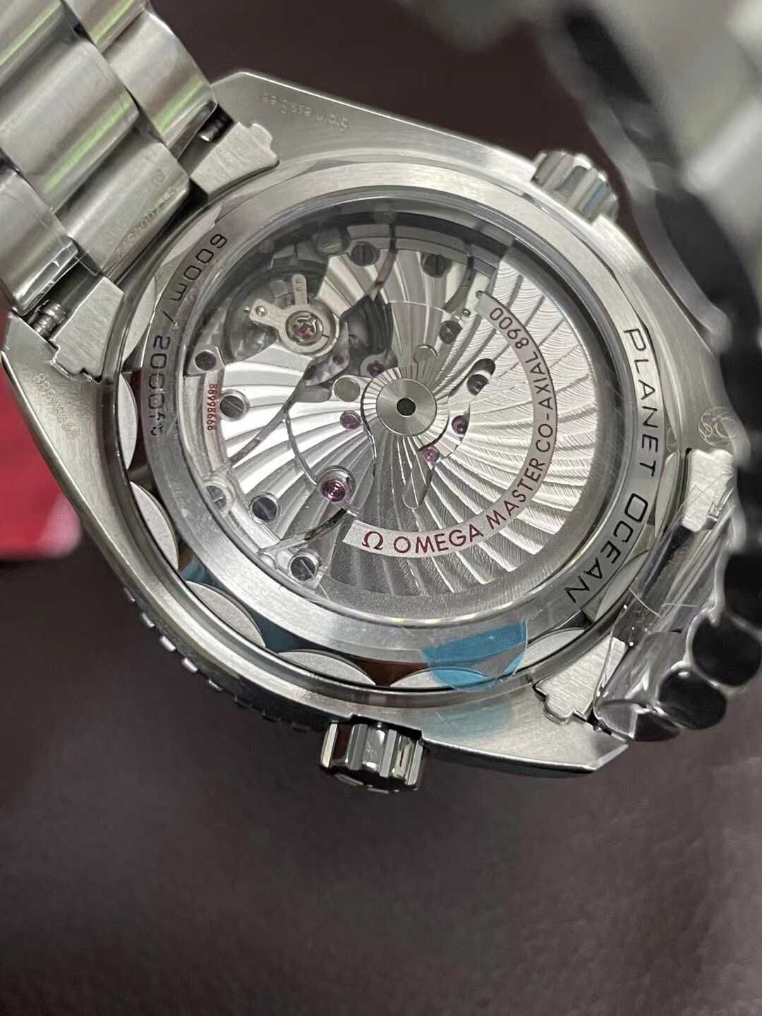 Omega seamaster planetocean сребрист/оранж
