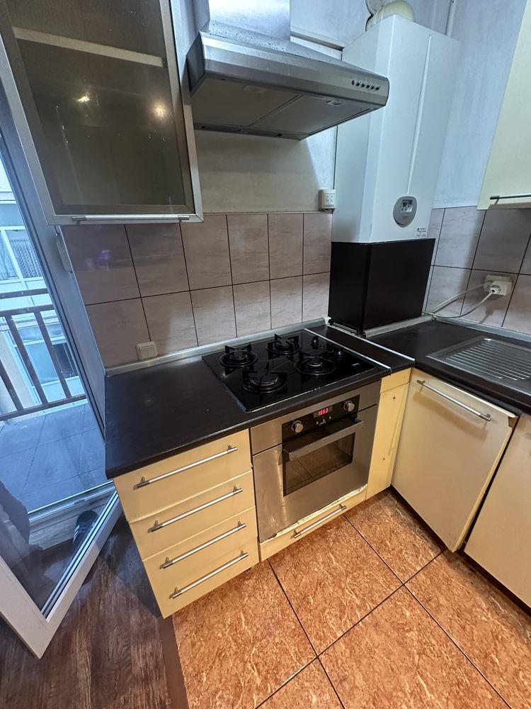 Vand plita gaz , sticla neagra  , marca Zanussi
