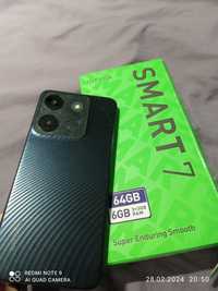 Infinix Smart 7. 6 gb. 64GB 3+3