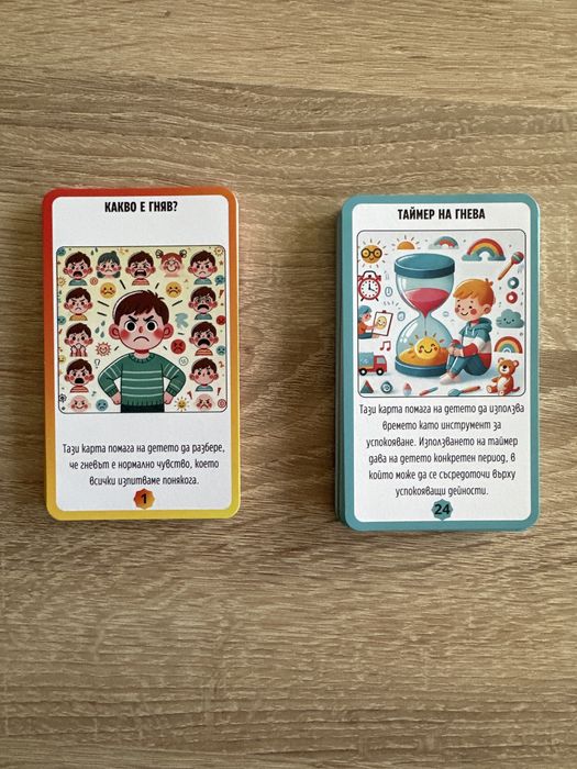 ОБРАЗОВАТЕЛНИ КАРТИ, които учат децата да управавляват гнева си