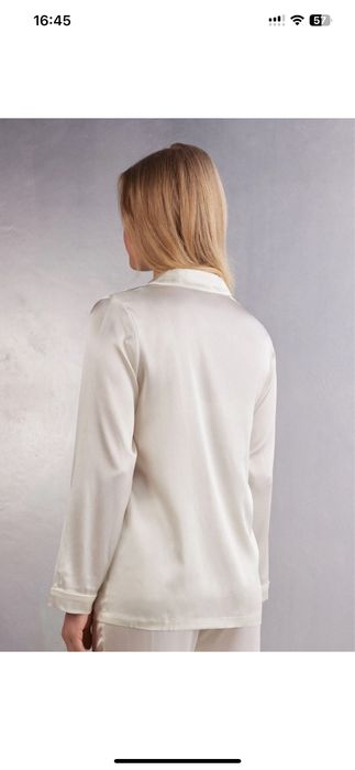 Intimissimi Pijama matase naturala alba