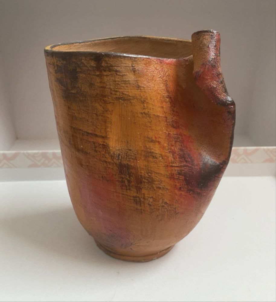 Vază ceramică lucrată manual
