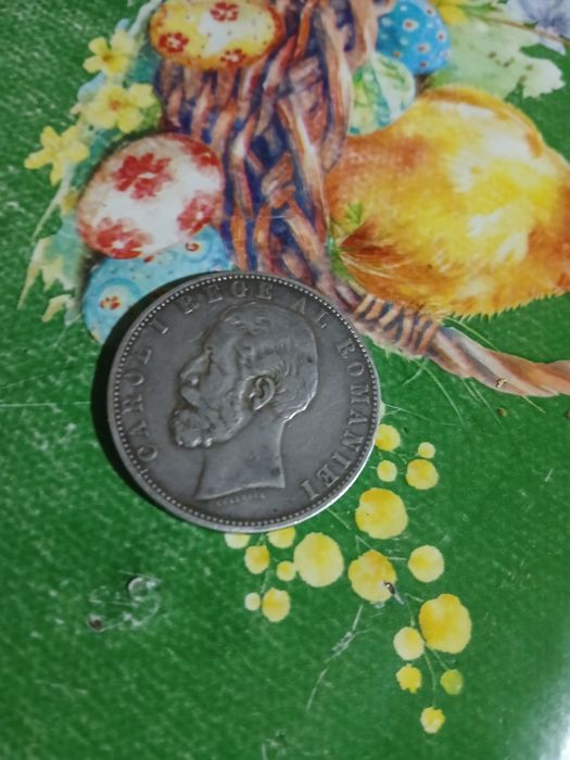 Monedă carol 1!1883 în stare buna!