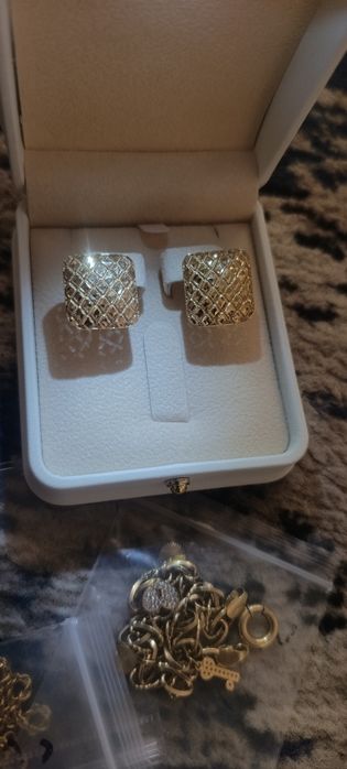 Золотые серьги, проба 585,вес 4,47гр