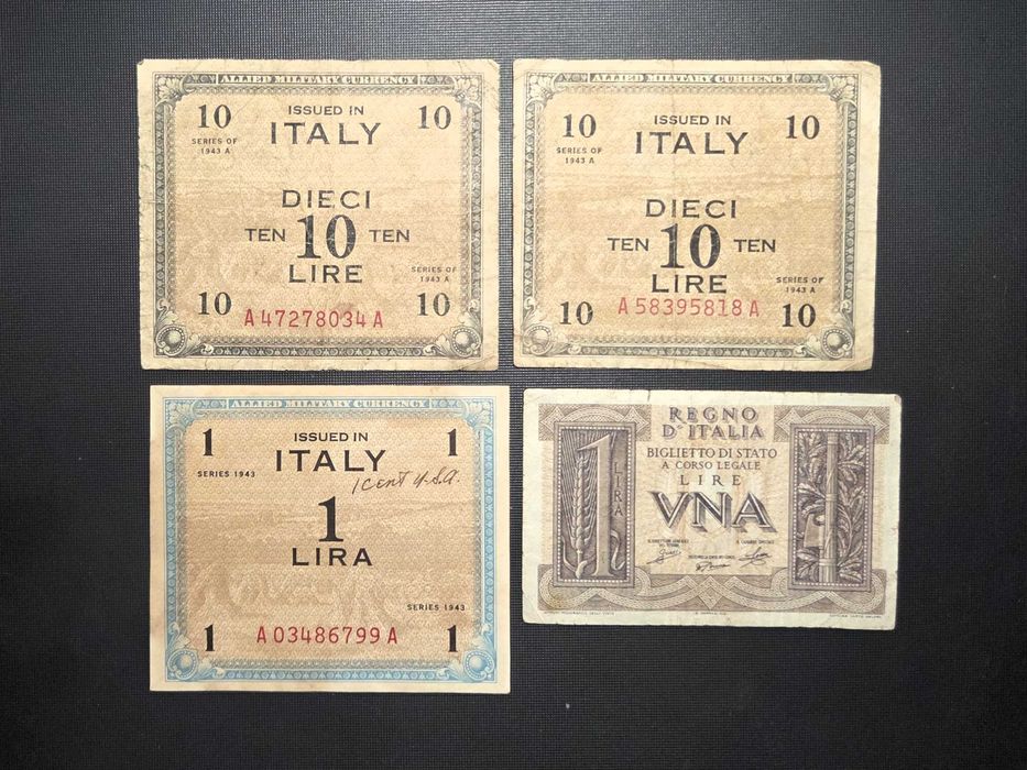 Bancnote din Bahamas, Antilele Olandeze, Italia și Portugalia