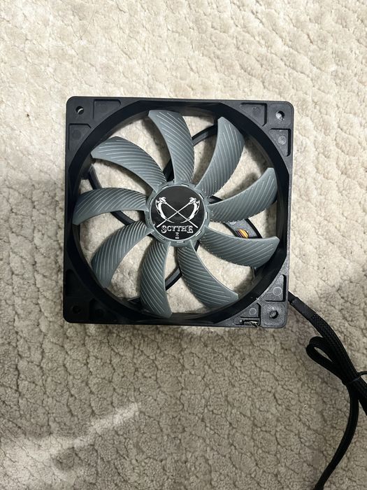 Vand cooler pt processor pe aer + fan/ventilator Schythe