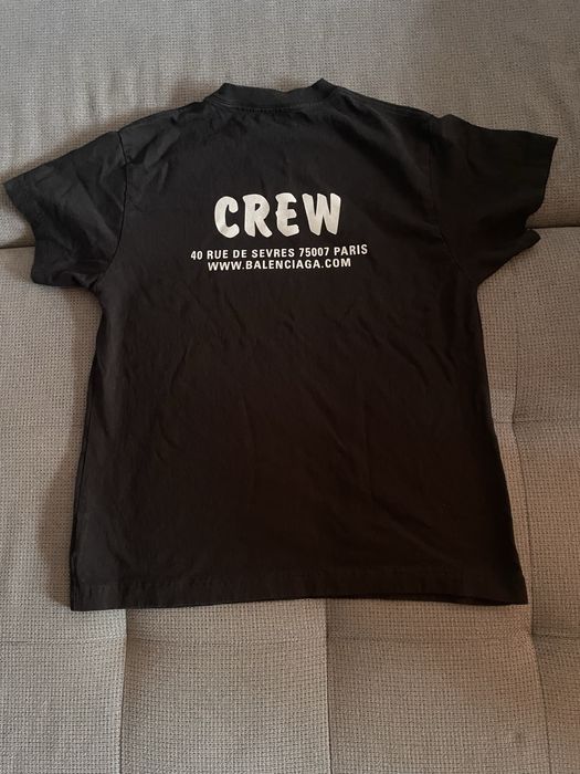 Мъжка тениска balenciaga crew