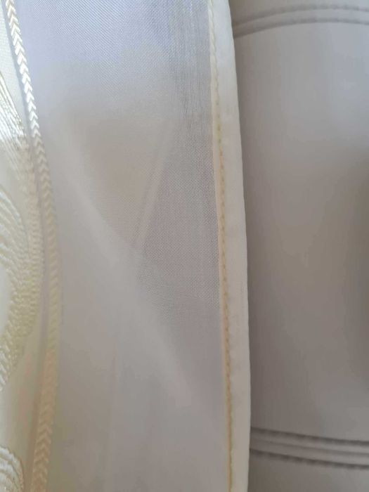 1 buc.perdea matase culoare bej