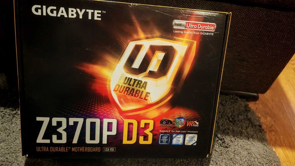 Дънна платка GIGABYTE Z370P D3, Socket 1151