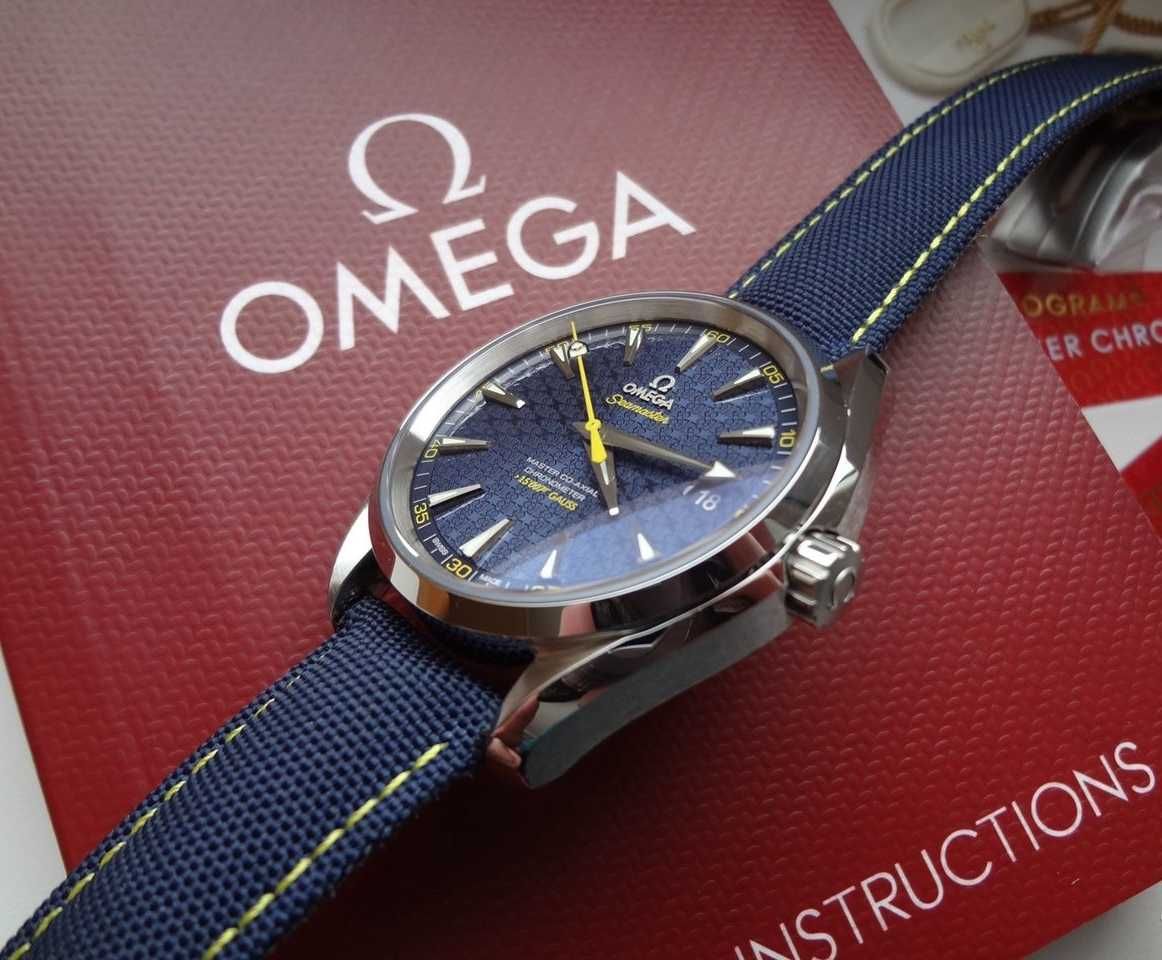 Omega Seamaster Aqua Terra 150m James Bond 007 Blue Edition