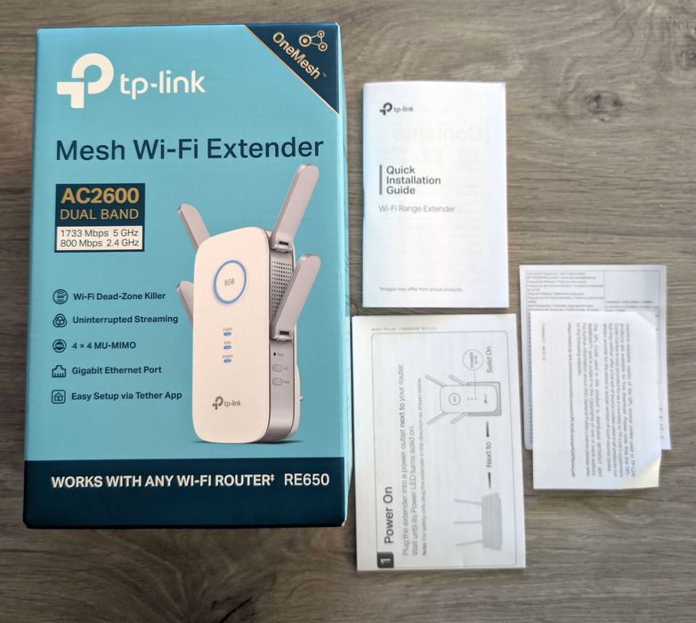 TP LINK RE650 Mesh Wi Fi extender