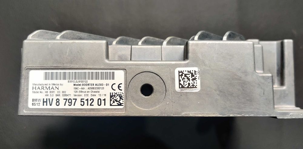 Amplificator Booster ALEV3-D1 Harman Kardon BMW G05 G16 G20 G80 G82