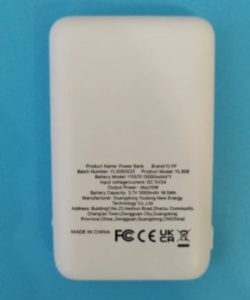 Power Bank - 5000mAh