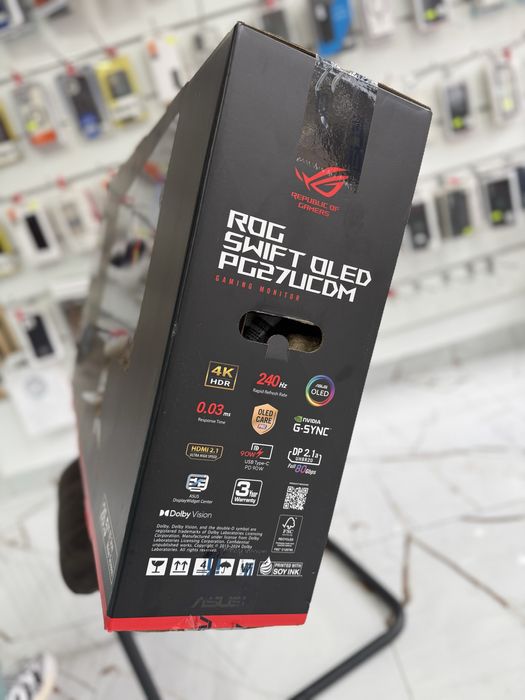 Asus Rog Swift OLED - 240Hz- PG27UCDM- Gaming - Nou Sigilat-Garantie