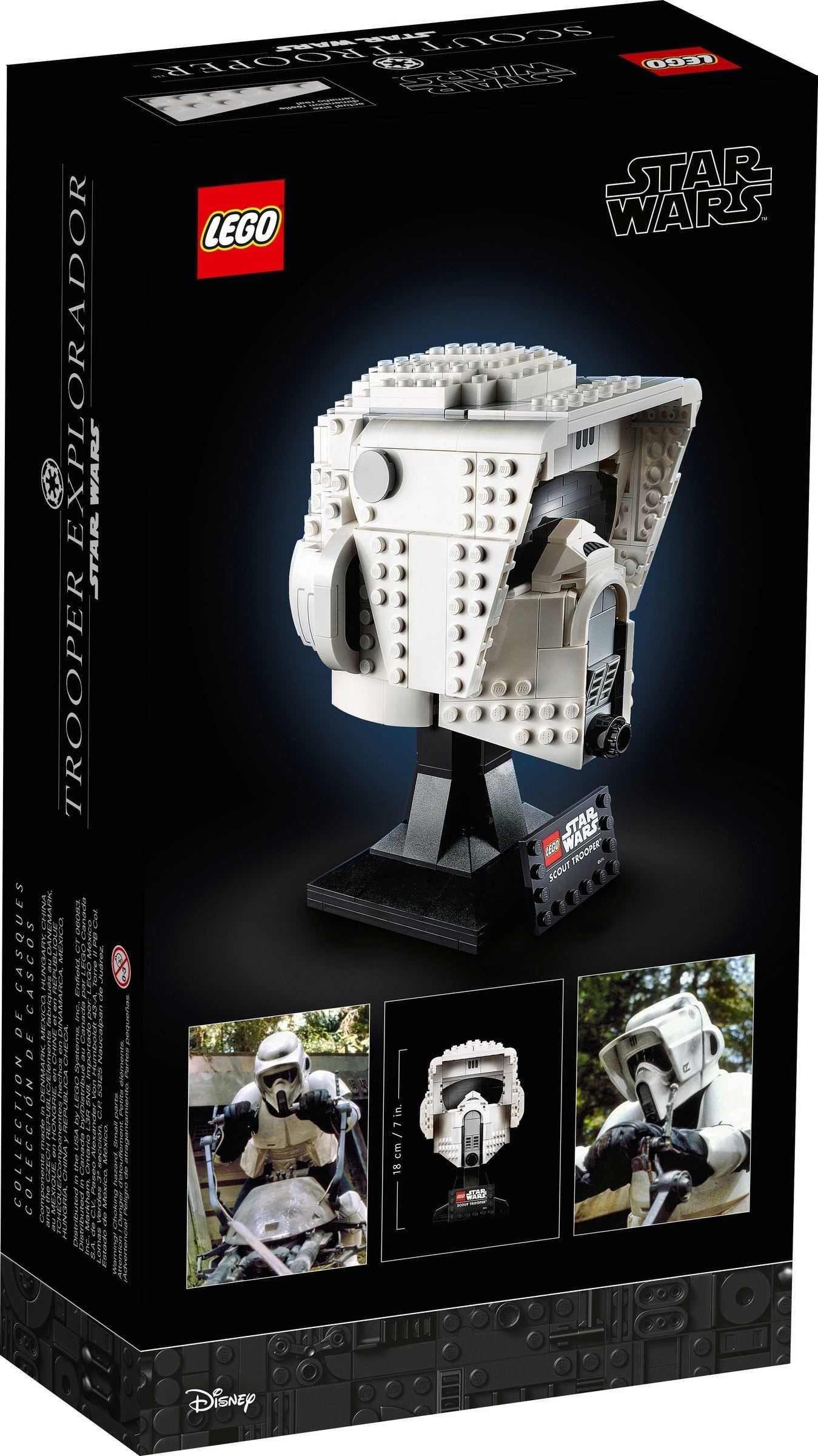 LEGO Star Wars 75305 : Casca Scout Trooper -HELMET -Endor- NOU sigilat