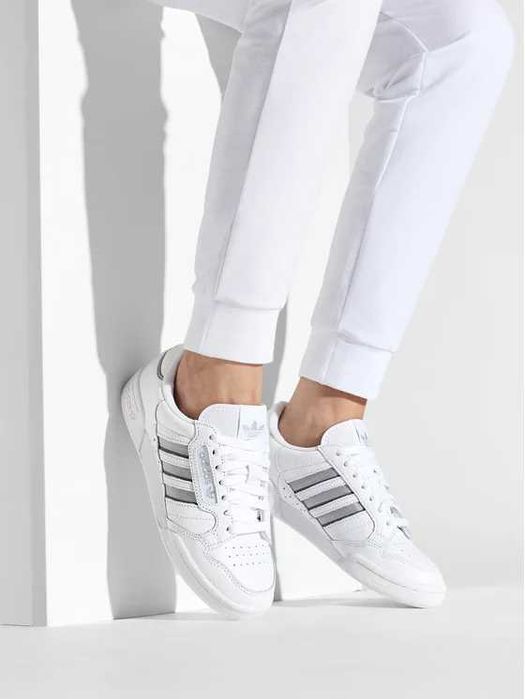 Нови adidas Обувки Continental 80 Stripes W S42626 Бял