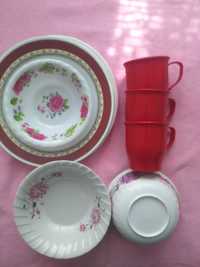 Пластмасови чинии и чаши за пикник