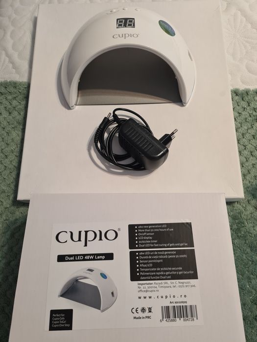 Lampă Cupio Dual LED 48W – ca nouă, cu cutie și cleme pentru îndepărta