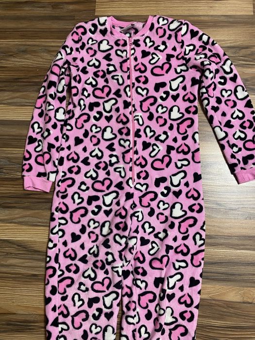 Pijama pufoasa roz copii