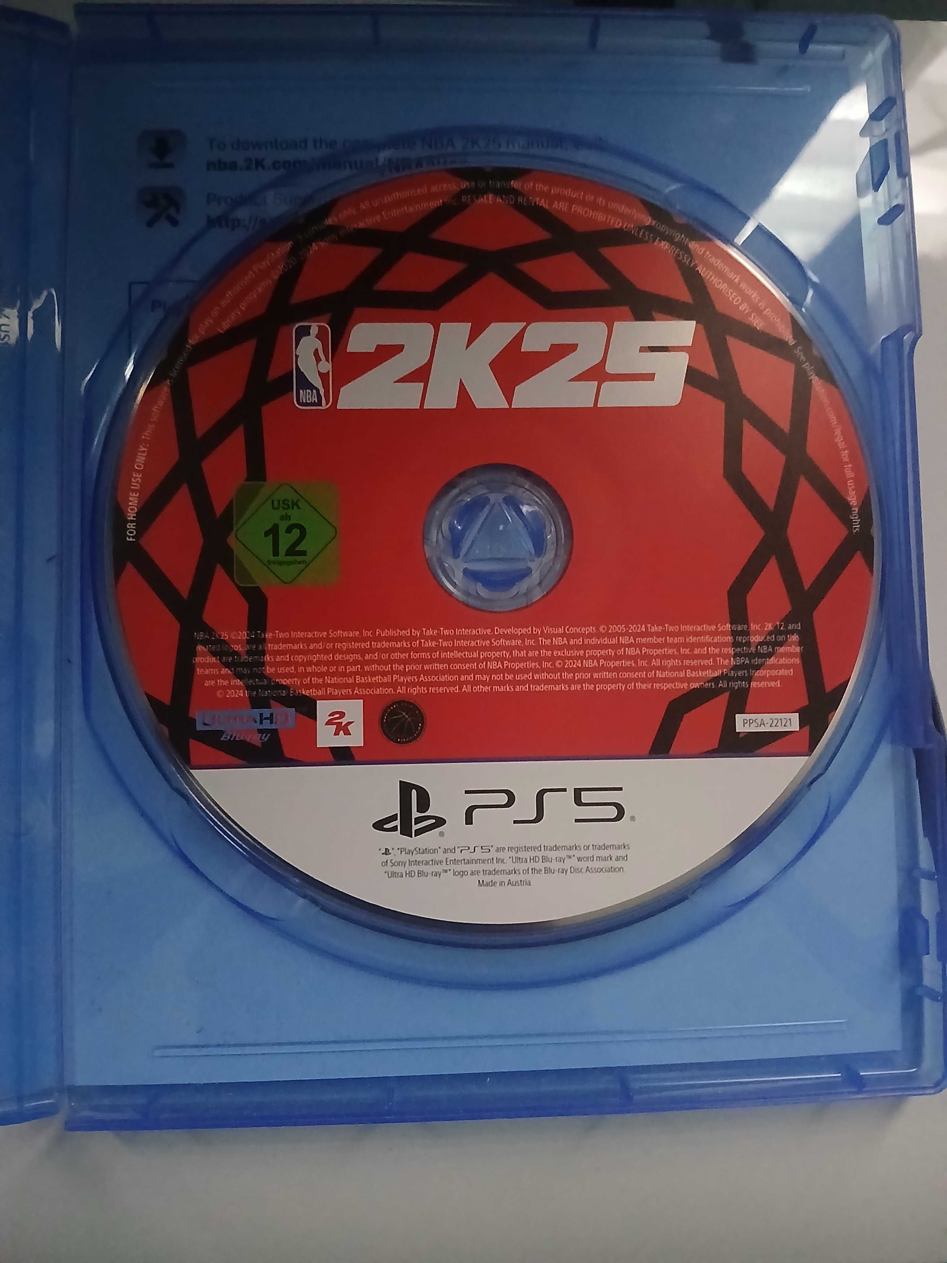 NBA 2K25 (PS5) в отлично състояние!