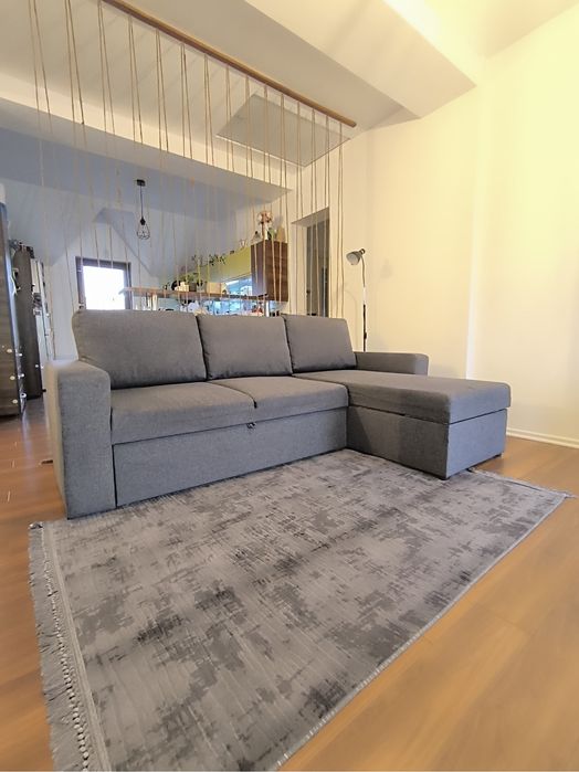 Vand canapea extensibila cu spatiu depozitare