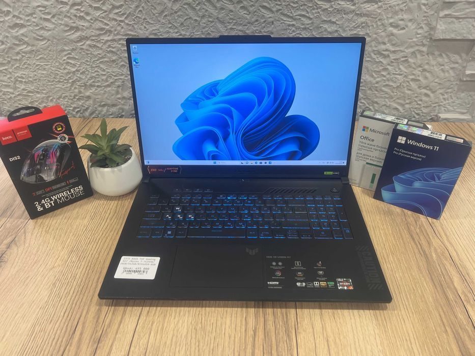 Игровой ноутбук ASUS TUF Gaming A17 /Ryzen 7-7735HS/16GB/1TB/RTX4050-6