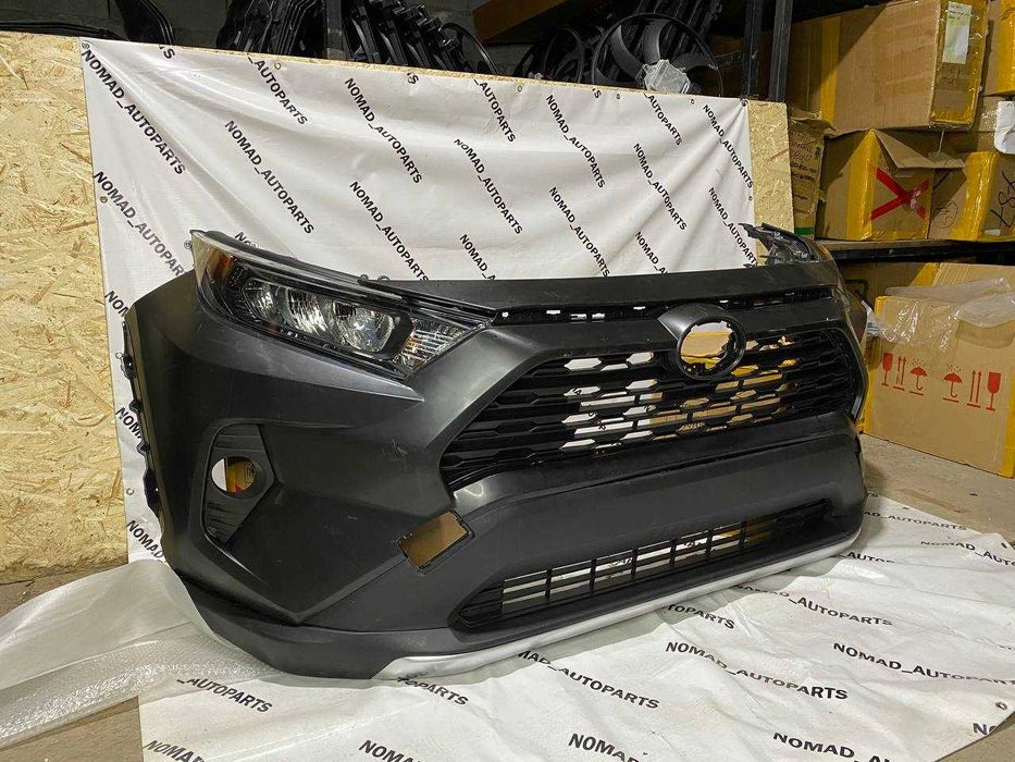 Бампер в сборе Рав4/Rav4 Решетка/фара/Ноускат/крыло/Морда на Рав4