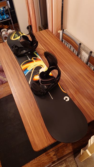 Placa Snowboard Burton Custom 159cm canal cu Legaturi Burton Custom L