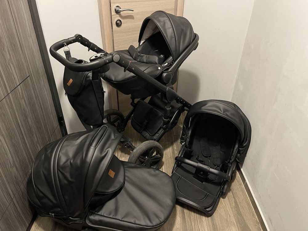 Бебешка колича Dada Paradiso 500 3в1 Black