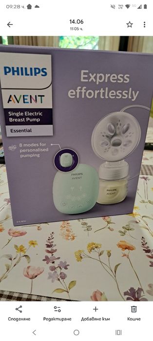 Електрическа помпа за кърма Philips Avent