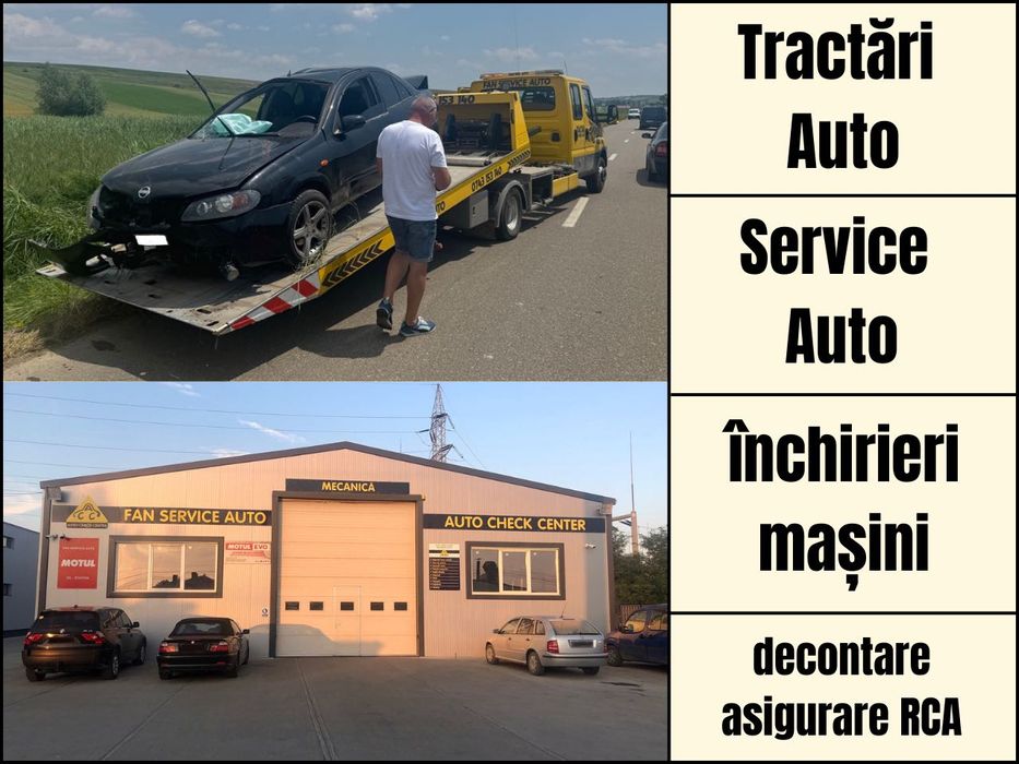 Tractări Mașini avariate . Decontare asigurare Rca | Service Auto |