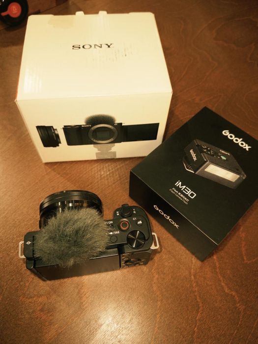 sony zv e10 марк 1 со вспышкой