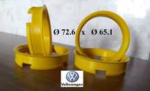Inele de centrare ghidaj VW T5, T6 cu jante BMW Ø 72,6 x Ø 65,1