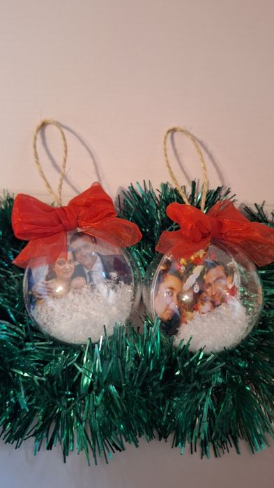 Топка за елха с ваша снимка