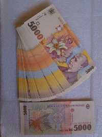 100 bancnote consecutive necirculate 5000 lei - 1998