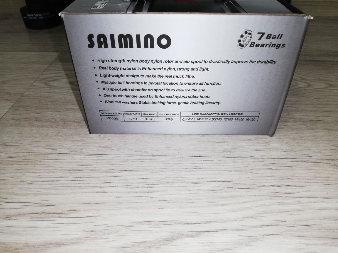 Set 3 Mulinete SAIMINO Super X6000 7 Rulmenti