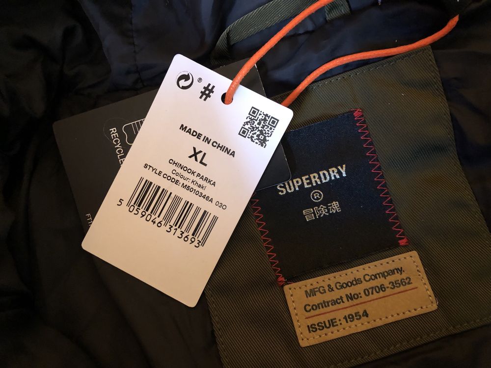Superdry Chinook Parka ОРИГИНАЛНО мъжко зимно яке/парка - L и XL