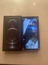 iPhone 12 pro max black grey la cutie cu husa originala NEGOCIABIL